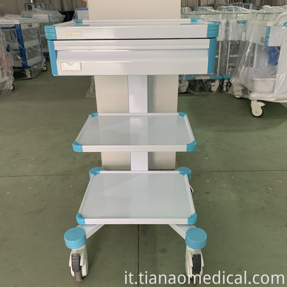 Hospital Convenient Instrument Trolley Cart